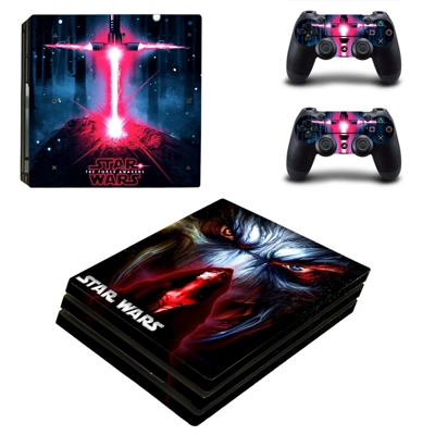 Star wars decal skin for PS4 Pro Console and 2 Controllers