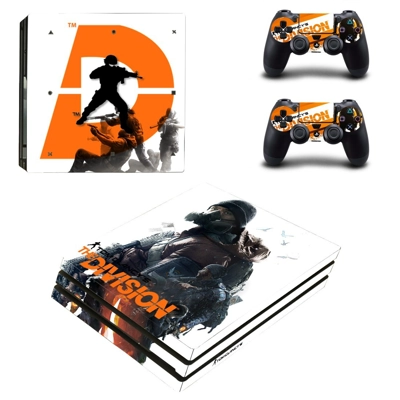 Tom Clancy's The Division decal skin for PS4 Pro Console and 2 Controllers