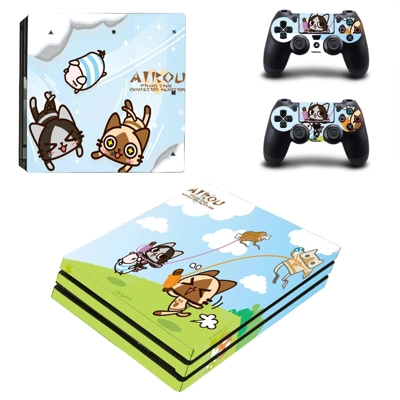 Poka Poka Airou Village decal skin for PS4 Pro Console and..