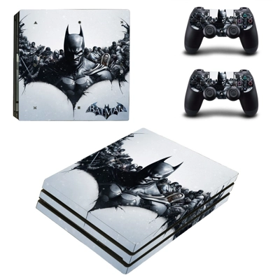 Batman decal skin for PS4 Pro Console and 2 Controllers