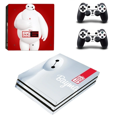 Big Hero 6 decal skin for PS4 Pro Console and 2 Controllers
