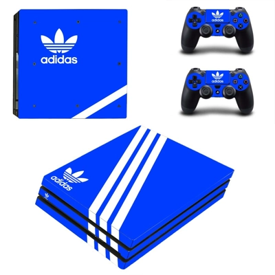 Adidas decal skin for PS4 Pro Console and 2 Controllers