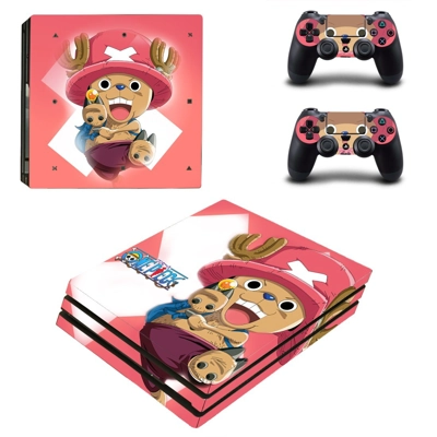 Onepiece decal skin for PS4 Pro Console and 2 Controllers