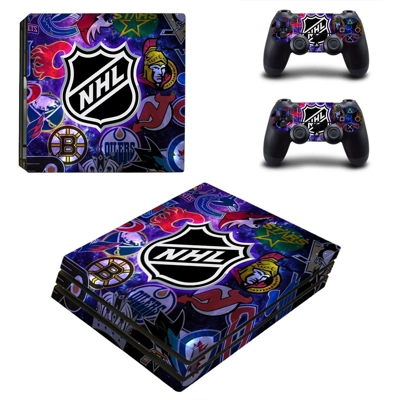 NHL decal skin for PS4 Pro Console and 2 Controllers