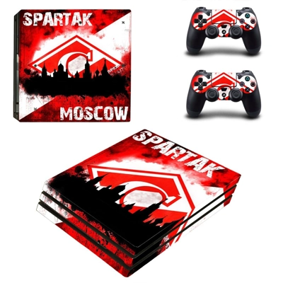 Spartak Moscow decal skin for PS4 Pro Console and 2 Contro..