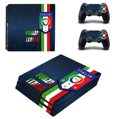 Forza Italia decal skin for PS4 Pro Console and 2 Controllers