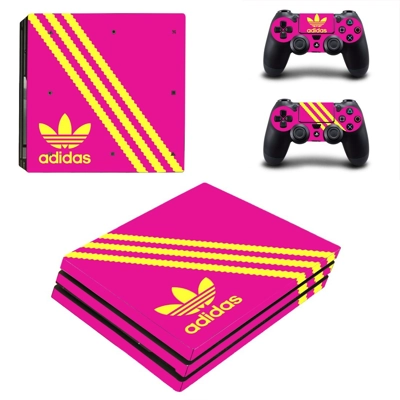 Adidas decal skin for PS4 Pro Console and 2 Controllers