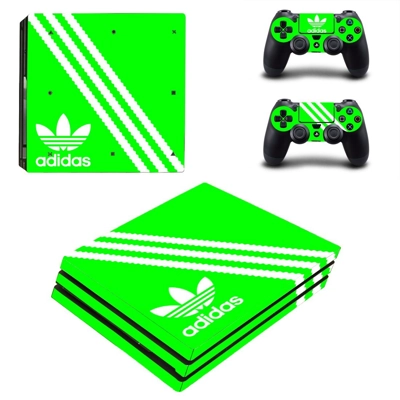 Adidas decal skin for PS4 Pro Console and 2 Controllers