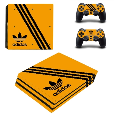 Adidas decal skin for PS4 Pro Console and 2 Controllers