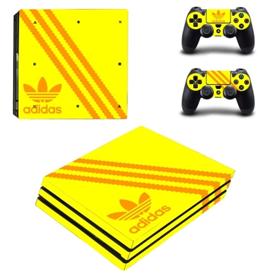 Adidas decal skin for PS4 Pro Console and 2 Controllers