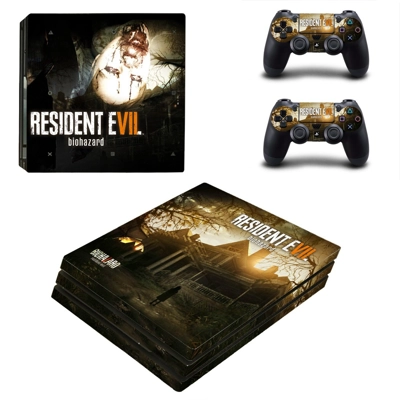 Resident Evil Biohazard decal skin for PS4 Pro Console and.. Resident Evil Biohazard decal skin for PS4 Pro Console and..