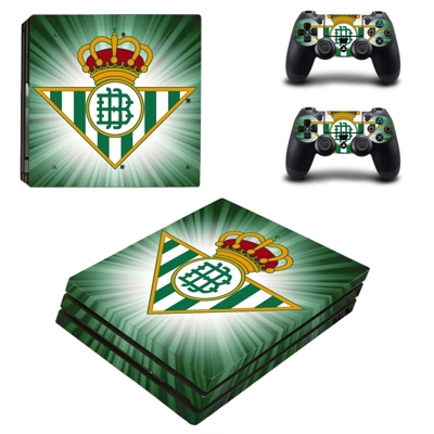 Real Betis decal skin for PS4 Pro Console and 2 Controllers Real Betis decal skin for PS4 Pro Console and 2 Controllers