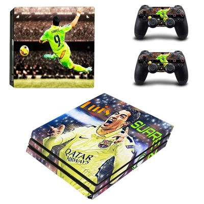 Suarez decal skin for PS4 Pro Console and 2 Controllers Suarez decal skin for PS4 Pro Console and 2 Controllers
