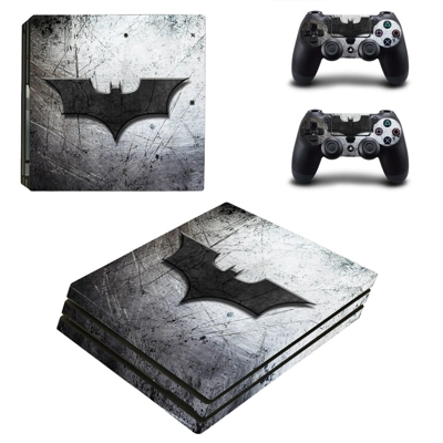 Batman decal skin for PS4 Pro Console and 2 Controllers Batman decal skin for PS4 Pro Console and 2 Controllers