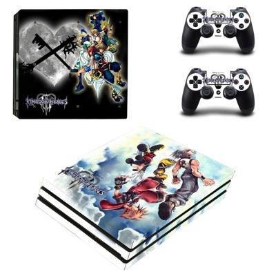 Kingdom Hearts decal skin for PS4 Pro Console and 2 Contro.. Kingdom Hearts decal skin for PS4 Pro Console and 2 Contro..