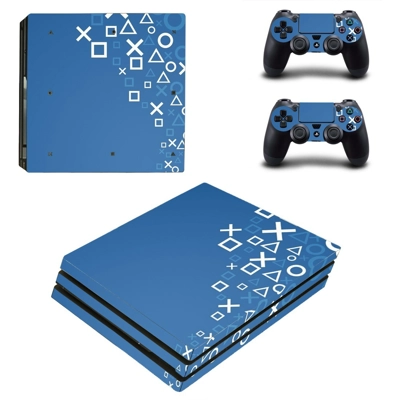 PS4 classic decal skin for PS4 Pro Console and 2 Controllers