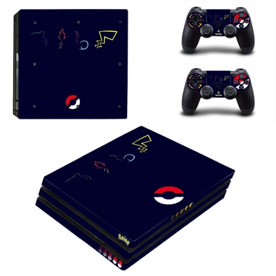 Pokemon Go decal skin for PS4 Pro Console and 2 Controllers