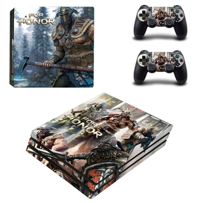 For Honor decal skin for PS4 Pro Console and 2 Controllers