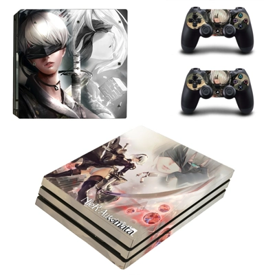 Nier Automata decal skin for PS4 Pro Console and 2 Control.. Nier Automata decal skin for PS4 Pro Console and 2 Control..