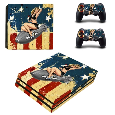 American Girl decal skin for PS4 Pro Console and 2 Control.. American Girl decal skin for PS4 Pro Console and 2 Control..