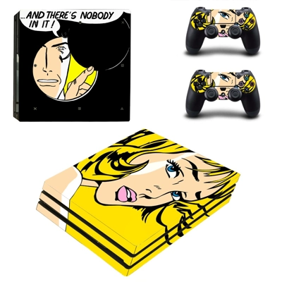 Anime Quote decal skin for PS4 Pro Console and 2 Controllers