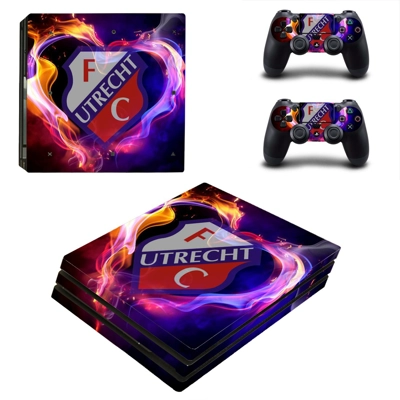 Utrecht FC decal skin for PS4 Pro Console and 2 Controllers