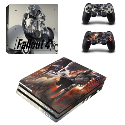 Fallout 4 decal skin for PS4 Pro Console and 2 Controllers