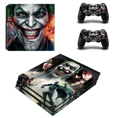 Super Heroes decal skin for PS4 Pro Console and 2 Controllers