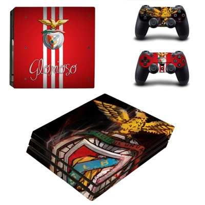 SL Benfica decal skin for PS4 Pro Console and 2 Controllers