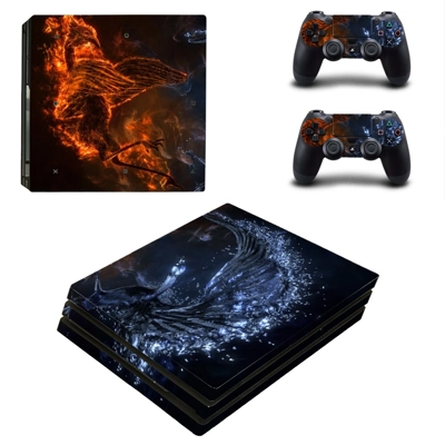 Water Splash decal skin for PS4 Pro Console and 2 Controll.. Water Splash decal skin for PS4 Pro Console and 2 Controll..