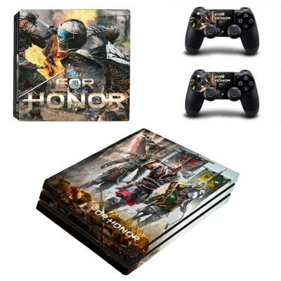 For honor decal skin for PS4 Pro Console and 2 Controllers