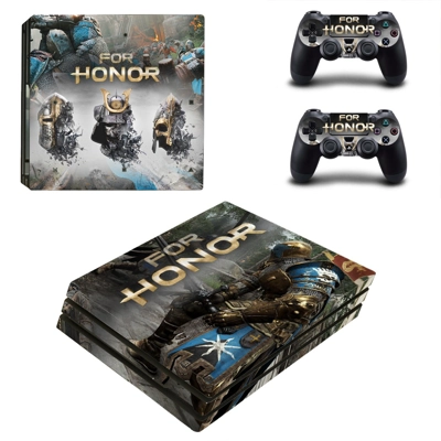 For honor decal skin for PS4 Pro Console and 2 Controllers