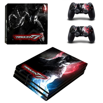 Tekken 7 decal skin for PS4 Pro Console and 2 Controllers