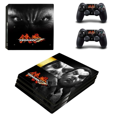 Tekken 7 decal skin for PS4 Pro Console and 2 Controllers