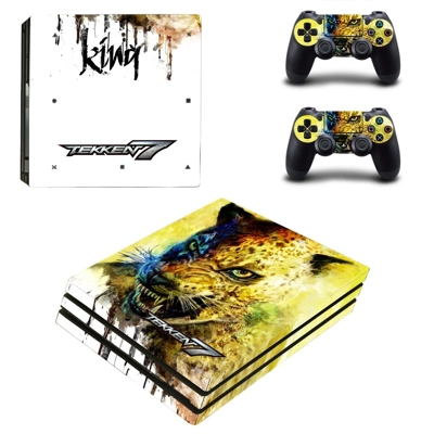 Tekken 7 decal skin for PS4 Pro Console and 2 Controllers