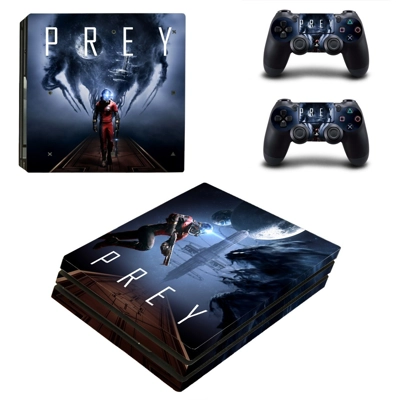 Prey decal skin for PS4 Pro Console and 2 Controllers