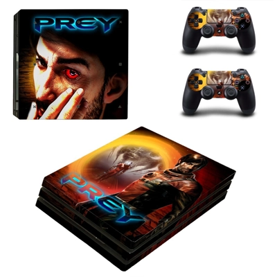 Prey decal skin for PS4 Pro Console and 2 Controllers