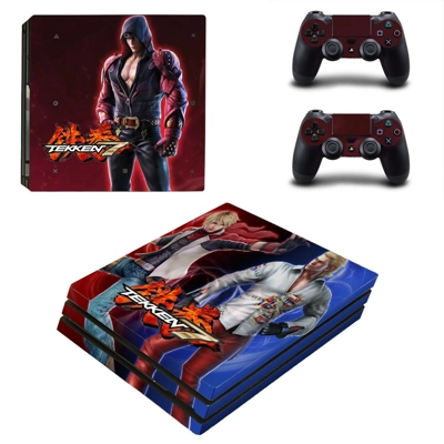 Tekken 7 decal skin for PS4 Pro Console and 2 Controllers