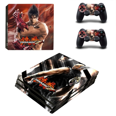 Tekken 7 decal skin for PS4 Pro Console and 2 Controllers