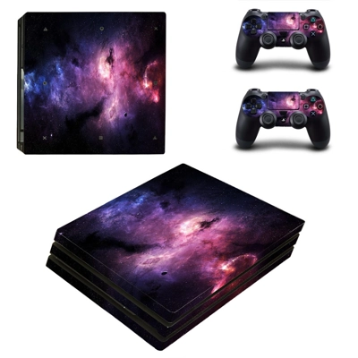 Sky stars decal skin for PS4 Pro Console and 2 Controllers