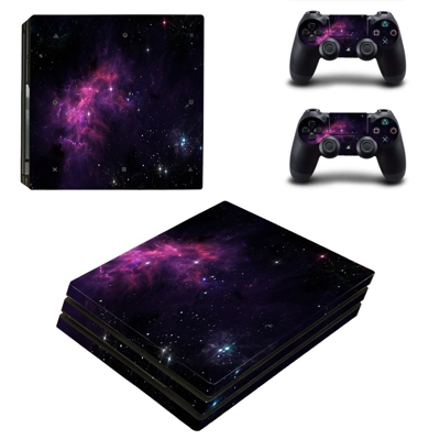 Sky stars decal skin for PS4 Pro Console and 2 Controllers