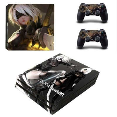 Nier Automata decal skin for PS4 Pro Console and 2 Controllers