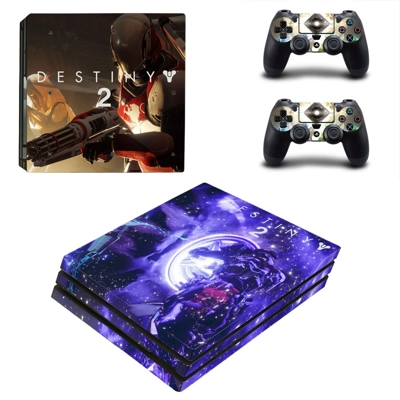 Destiny 2 decal skin for PS4 Pro Console and 2 Controllers