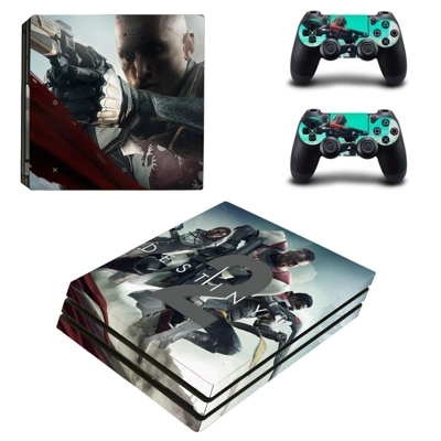 Destiny 2 decal skin for PS4 Pro Console and 2 Controllers