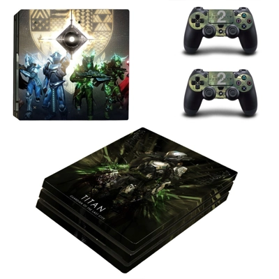 Destiny 2 decal skin for PS4 Pro Console and 2 Controllers