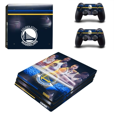 Golden state warriors decal skin for PS4 Pro Console and 2..