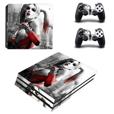 Harley Quinn decal skin for PS4 Pro Console and 2 Controllers