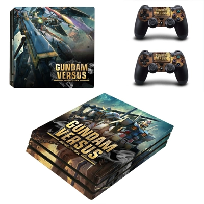 Gundam Versus decal skin for PS4 Pro Console and 2 Controllers