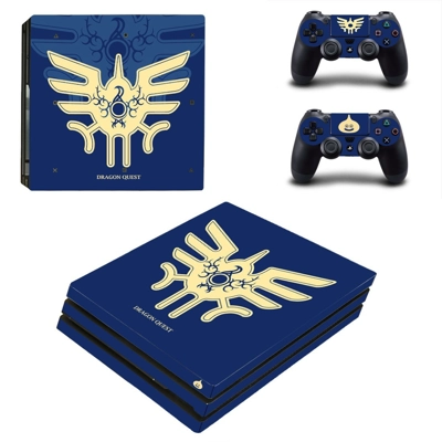 Dragon Quest decal skin for PS4 Pro Console and 2 Controllers