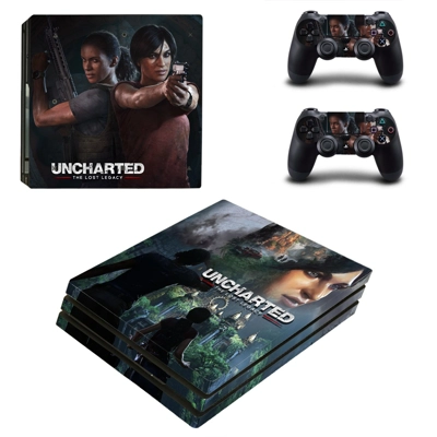 Uncharted The Lost Legacy decal skin for PS4 Pro Console a.. Uncharted The Lost Legacy decal skin for PS4 Pro Console a..
